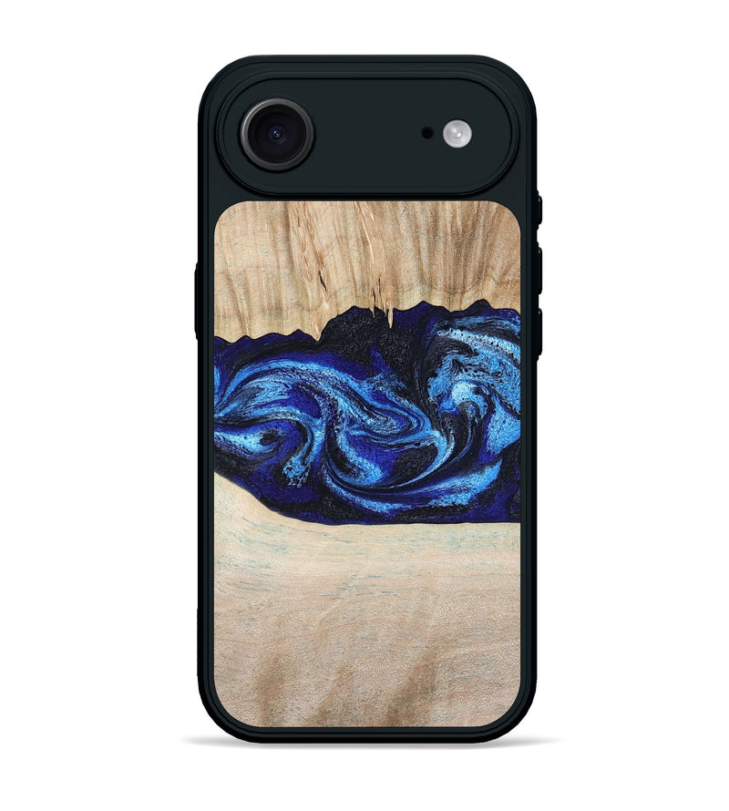 iPhone 17 Air Wood Phone Case - Muriel (Blue, 794396)