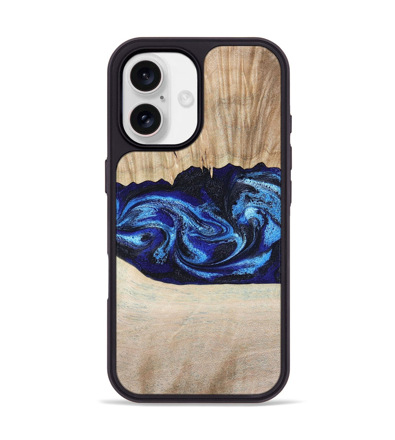 iPhone 17 Wood Phone Case - Muriel (Blue, 794396)