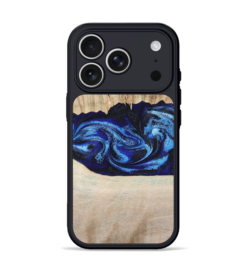 iPhone 17 Pro Wood Phone Case - Muriel (Blue, 794396)