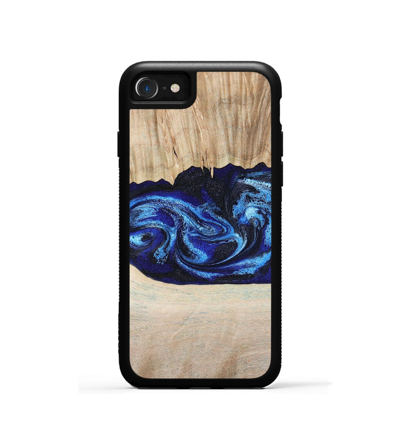 iPhone SE Wood Phone Case - Muriel (Blue, 794396)