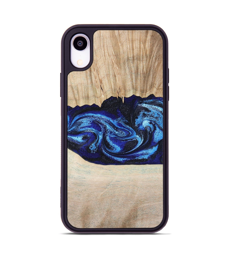 iPhone Xr Wood Phone Case - Muriel (Blue, 794396)