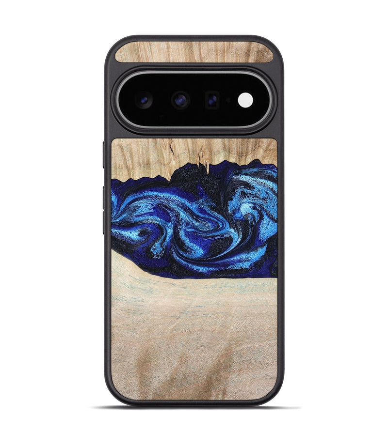 Pixel 11 Pro Wood Phone Case - Muriel (Blue, 794396)