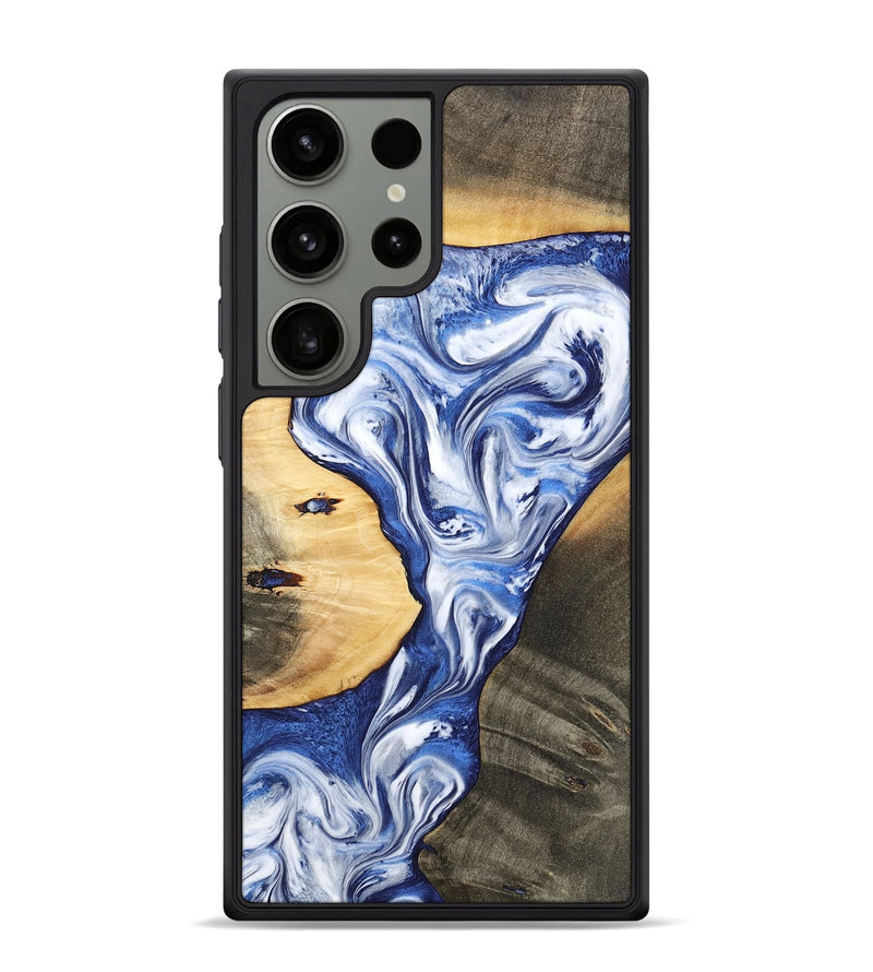 Galaxy S24 Ultra Wood Phone Case - Brea (Blue, 794397)