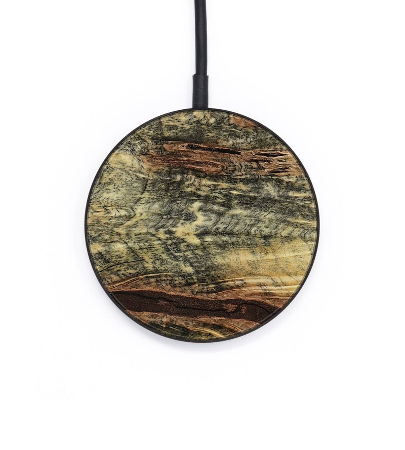 Circle Wood Wireless Charger - August (Wood Burl, 794412)