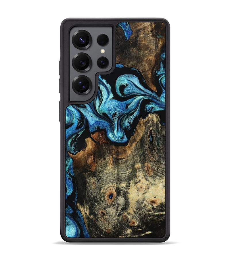 Galaxy S25 Ultra Wood Phone Case - Tawanna (Blue, 794421)