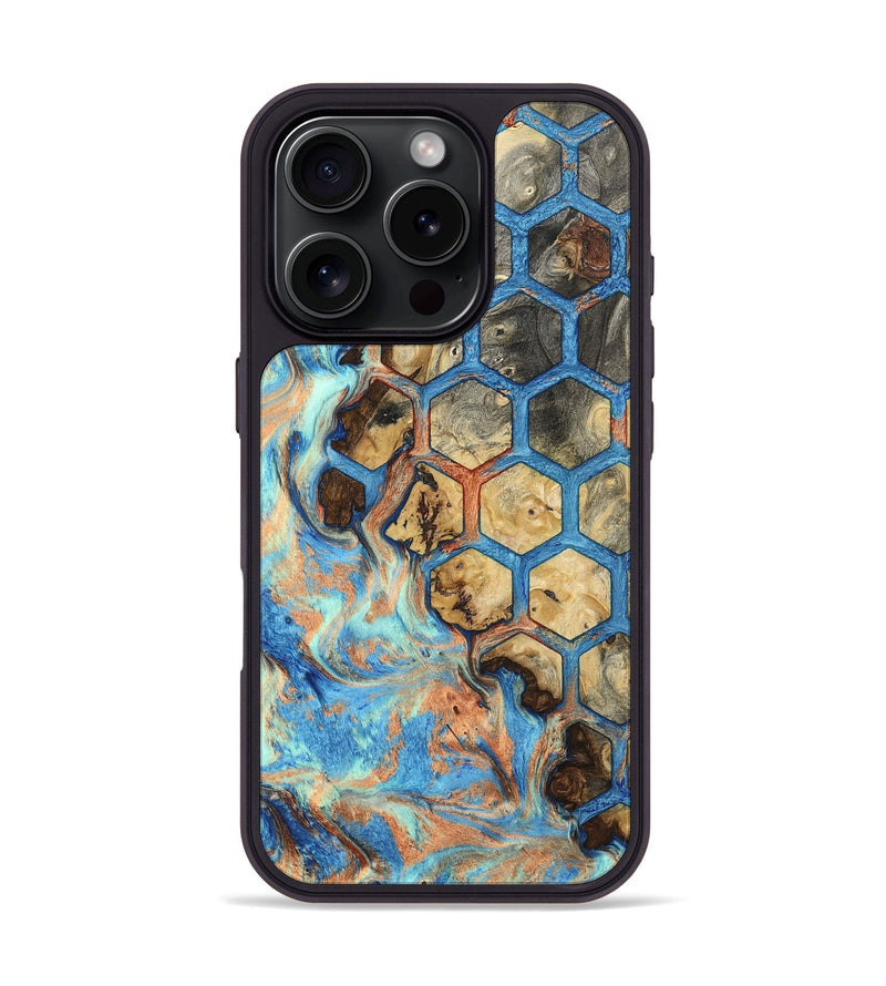 iPhone 16 Pro Wood Phone Case - Delores (Pattern, 794501)