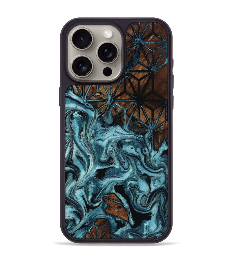 iPhone 15 Pro Max Wood Phone Case - Dorris (Pattern, 794524)