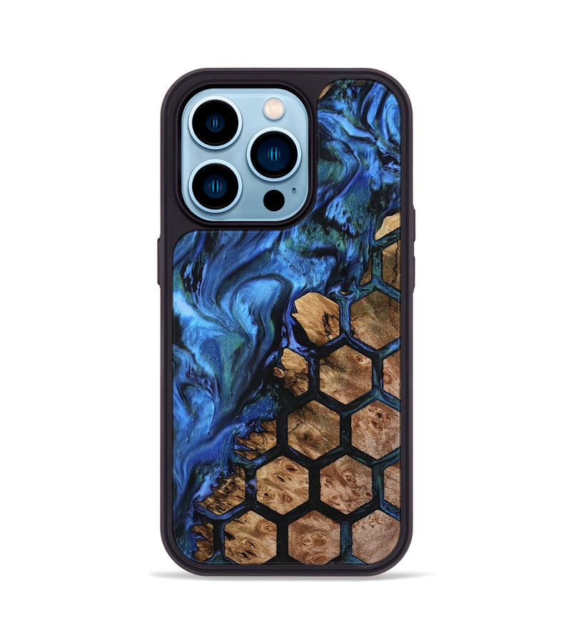 iPhone 14 Pro Wood Phone Case - Daryl (Pattern, 794533)