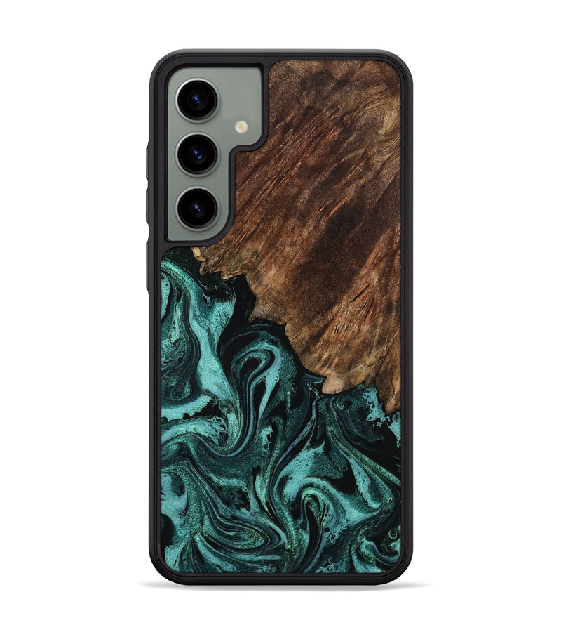 Galaxy S24 Plus Wood Phone Case - Janiah (Green, 794539)