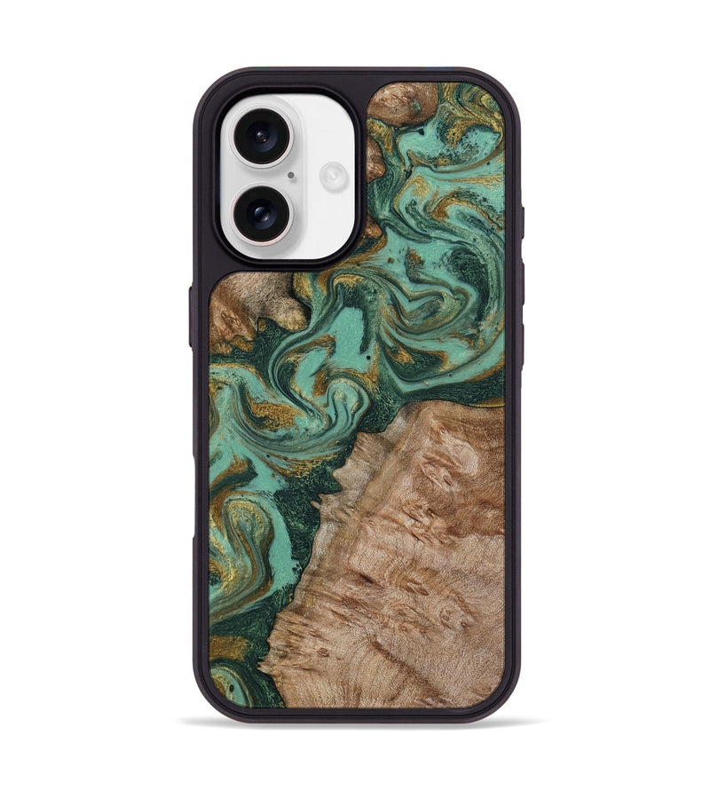 iPhone 17 Wood Phone Case - Wylder (Green, 794541)
