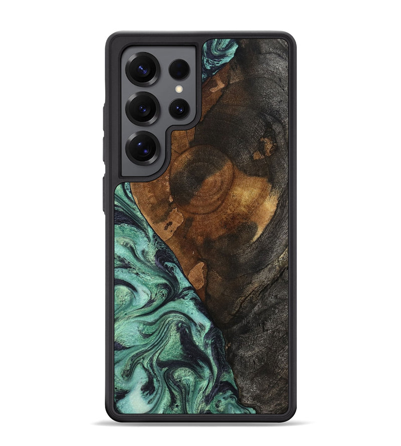 Galaxy S25 Ultra Wood Phone Case - Grey (Green, 794548)