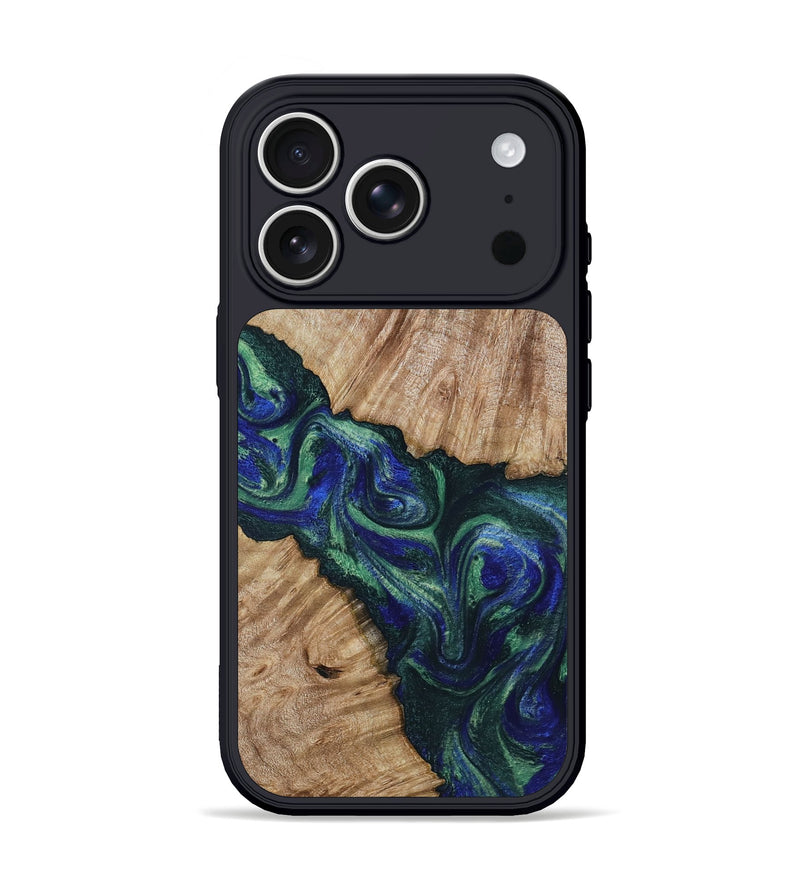 iPhone 17 Pro Wood Phone Case - Metta (Green, 794550)