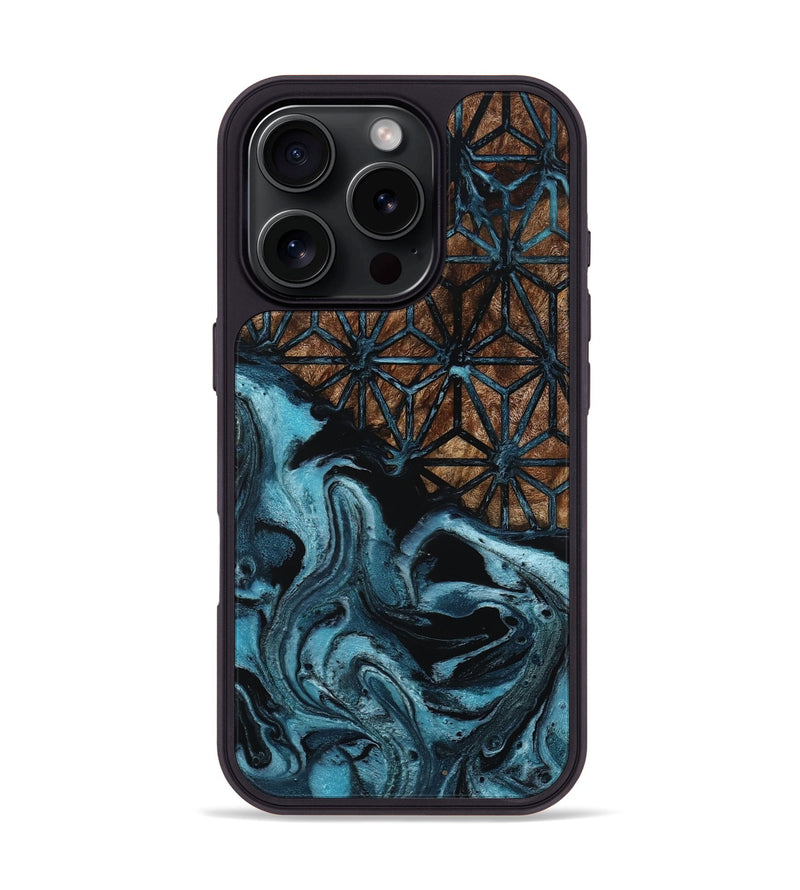 iPhone 16 Pro Wood Phone Case - Sibyl (Pattern, 794554)