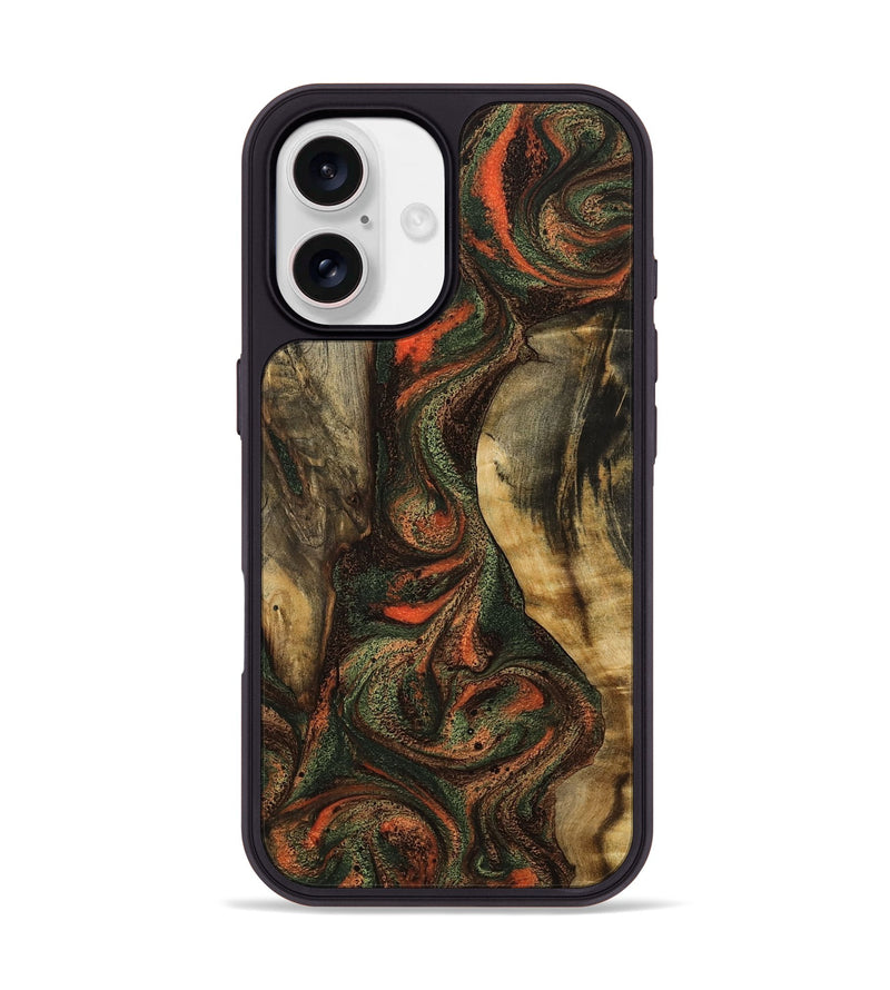 iPhone 17 Wood Phone Case - Myah (Green, 794558)
