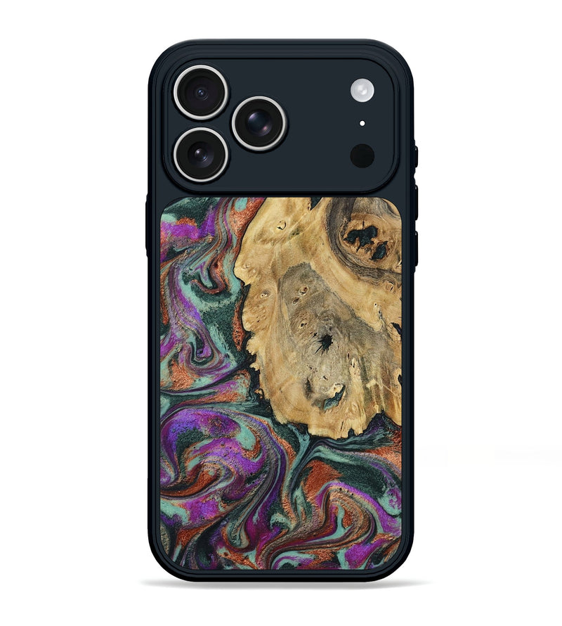 iPhone 17 Pro Max Wood Phone Case - Gaylord (Green, 794563)