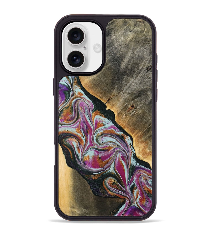 iPhone 16 Plus Wood Phone Case - Frida (Green, 794567)