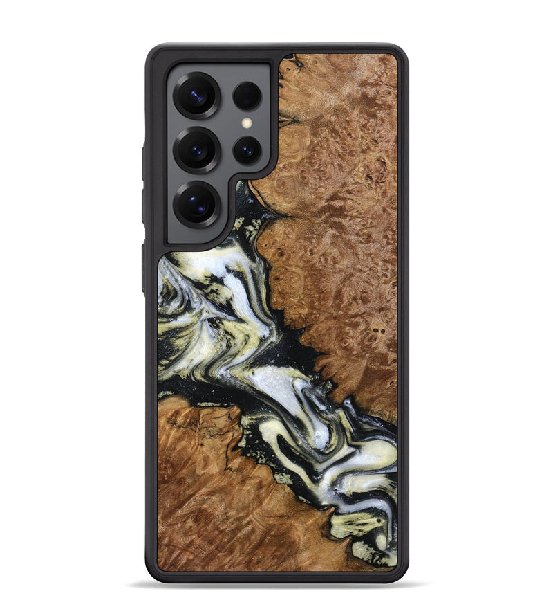 Galaxy S25 Ultra Wood Phone Case - Beatriz (Black & White, 794571)