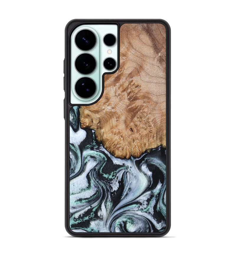 Galaxy S26 Ultra Wood Phone Case - Lillie (Black & White, 794573)