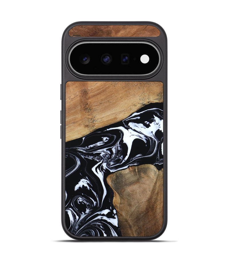 Pixel 11 Wood Phone Case - Astrid (Black & White, 794575)