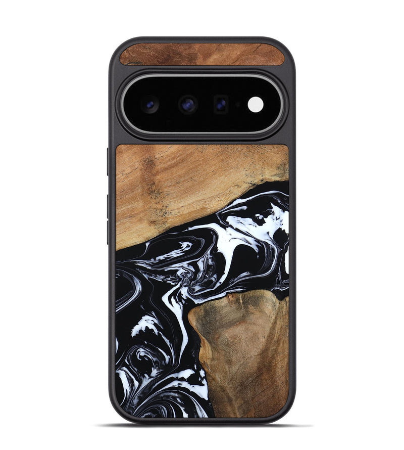 Pixel 11 Pro Wood Phone Case - Astrid (Black & White, 794575)