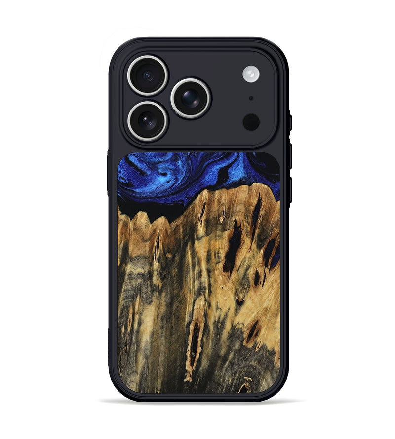 iPhone 17 Pro Wood Phone Case - Chandra (Blue, 794584)