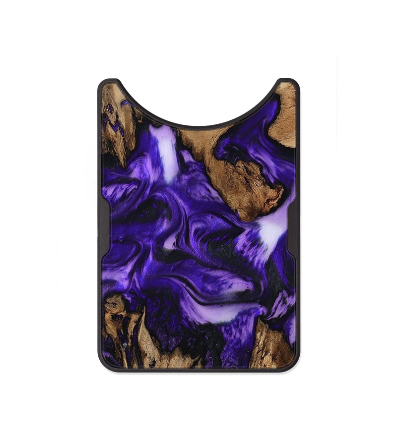 Alloy Wood Wallet - Jayleen (Purple, 794589)