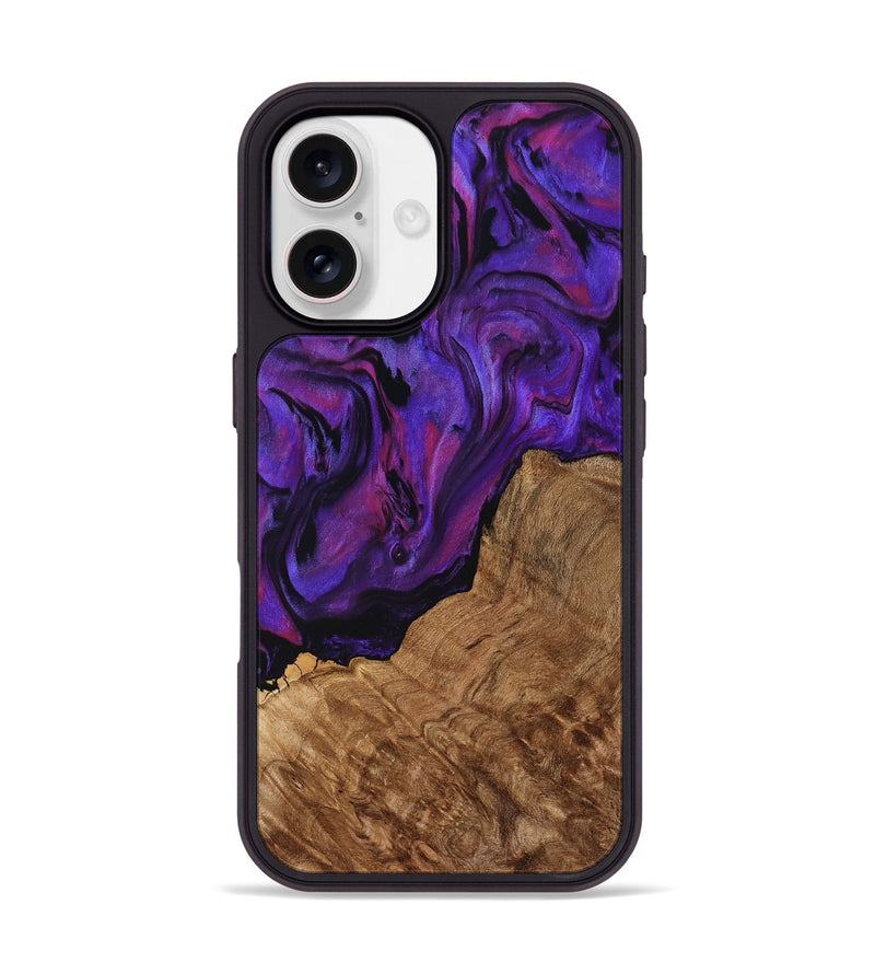 iPhone 17 Wood Phone Case - Donie (Purple, 794590)
