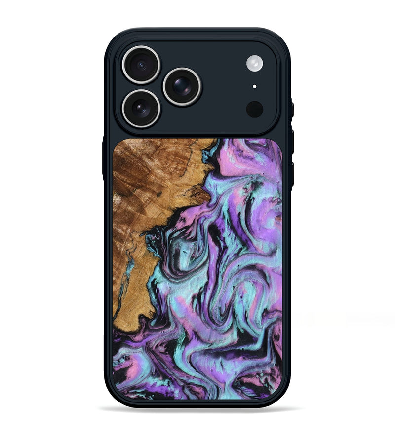 iPhone 17 Pro Max Wood Phone Case - Lucile (Purple, 794591)