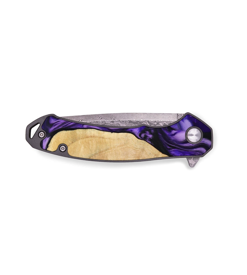 EDC Wood Pocket Knife - Lucero (Purple, 794617)