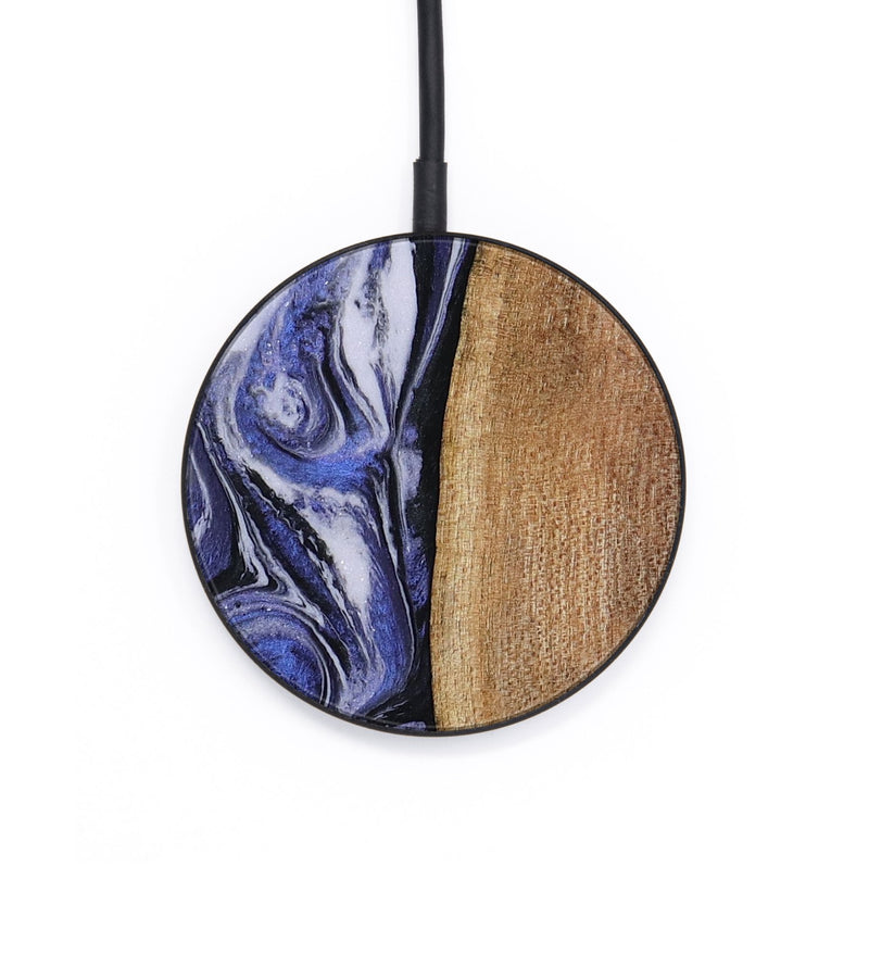 Circle Wood Wireless Charger - Elmo (Purple, 794621)