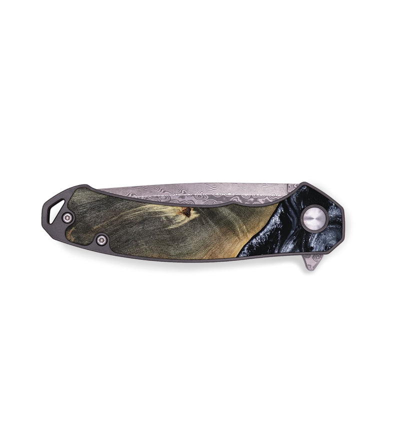 EDC Wood Pocket Knife - Julian (Black & White, 794625)