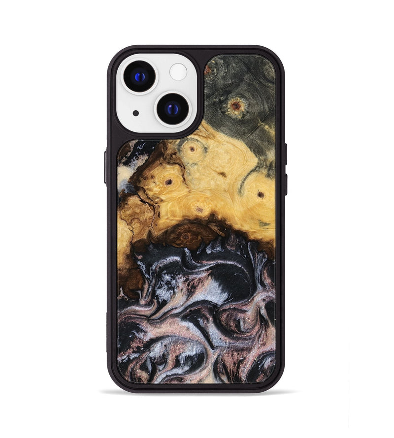 iPhone 13 Wood Phone Case - Kaleb (Black & White, 794628)