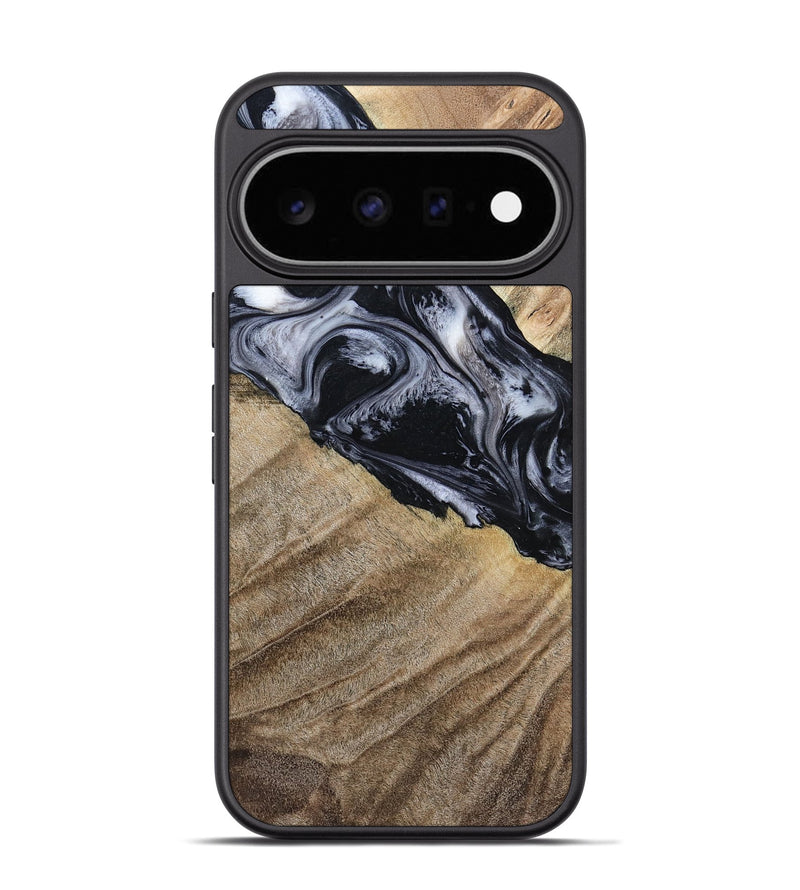 Pixel 11 Pro Wood Phone Case - Rita (Black & White, 794632)