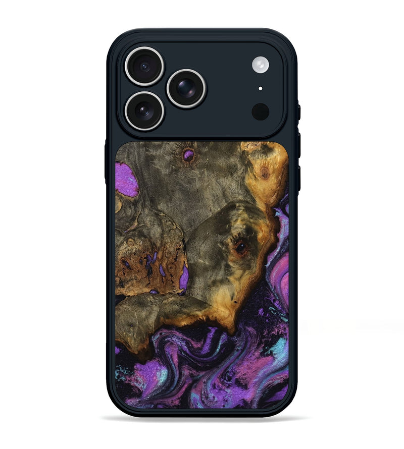 iPhone 17 Pro Max Wood Phone Case - Leia (Purple, 794633)