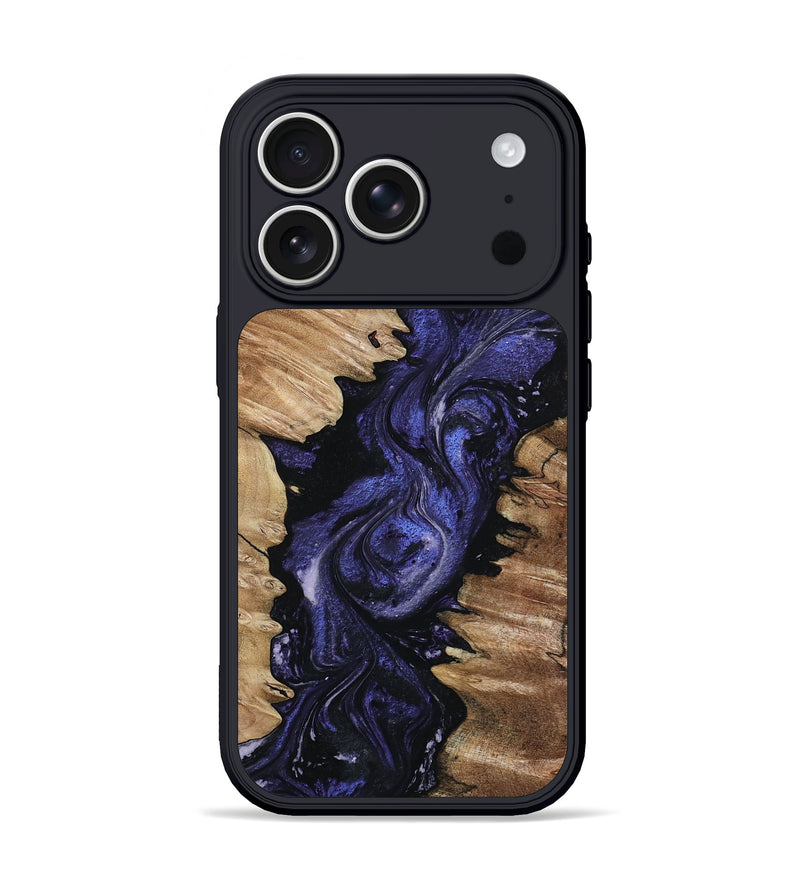 iPhone 17 Pro Wood Phone Case - Rowena (Purple, 794637)