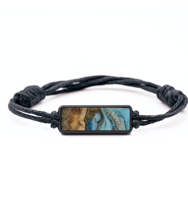 Classic Wood Bracelet - Shelby (Teal & Gold, 794682)