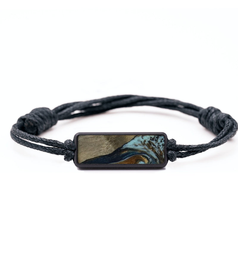 Classic Wood Bracelet - Shelley (Teal & Gold, 794684)