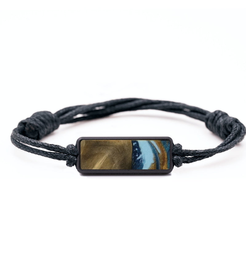 Classic Wood Bracelet - Camden (Teal & Gold, 794699)