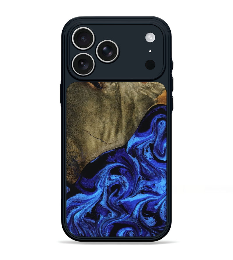 iPhone 17 Pro Max Wood Phone Case - Linsey (Blue, 794752)