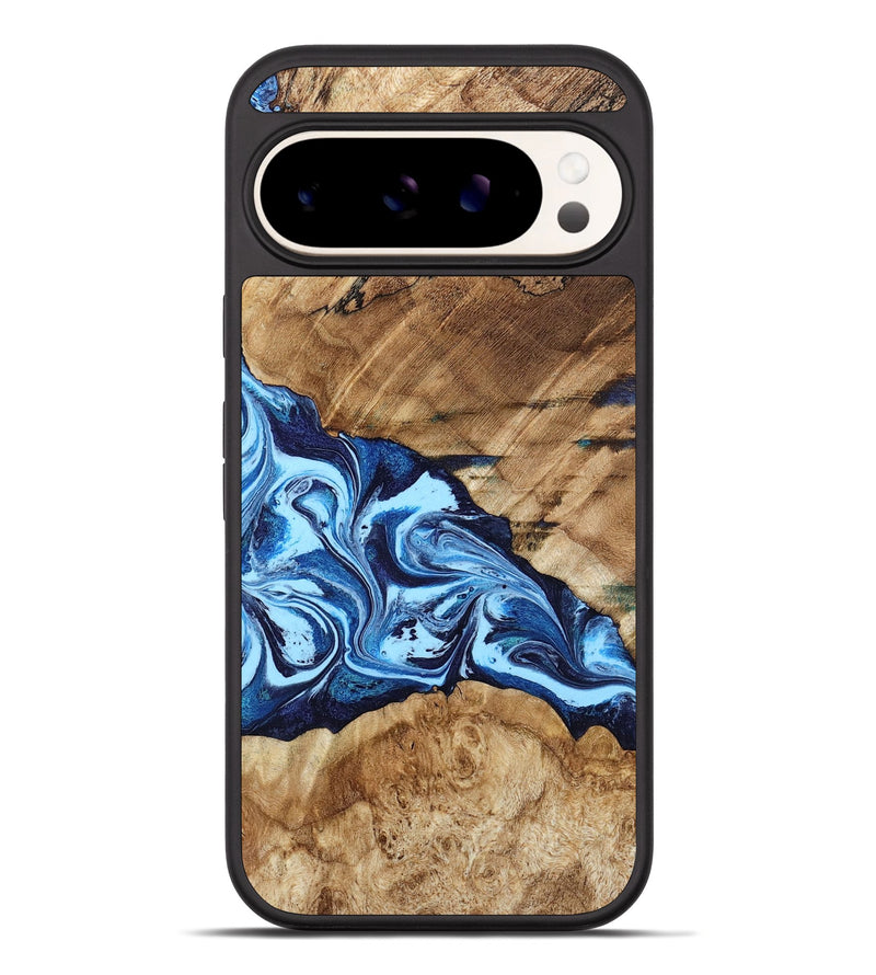 Pixel 10 Pro XL Wood Phone Case - Connie (Blue, 794758)