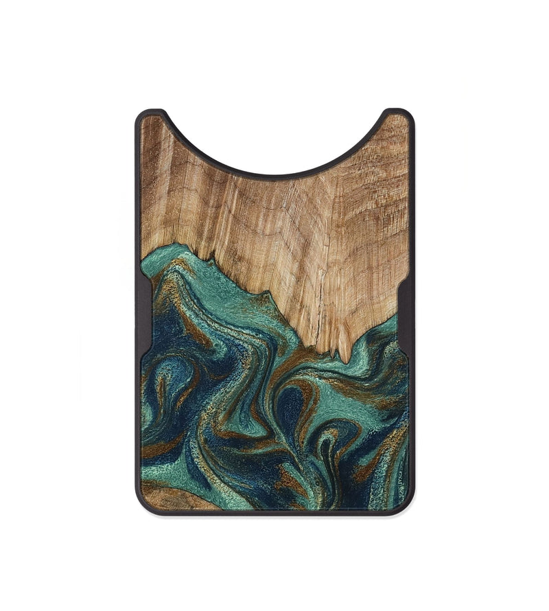 Alloy Wood Wallet - Adela (Green, 794760)