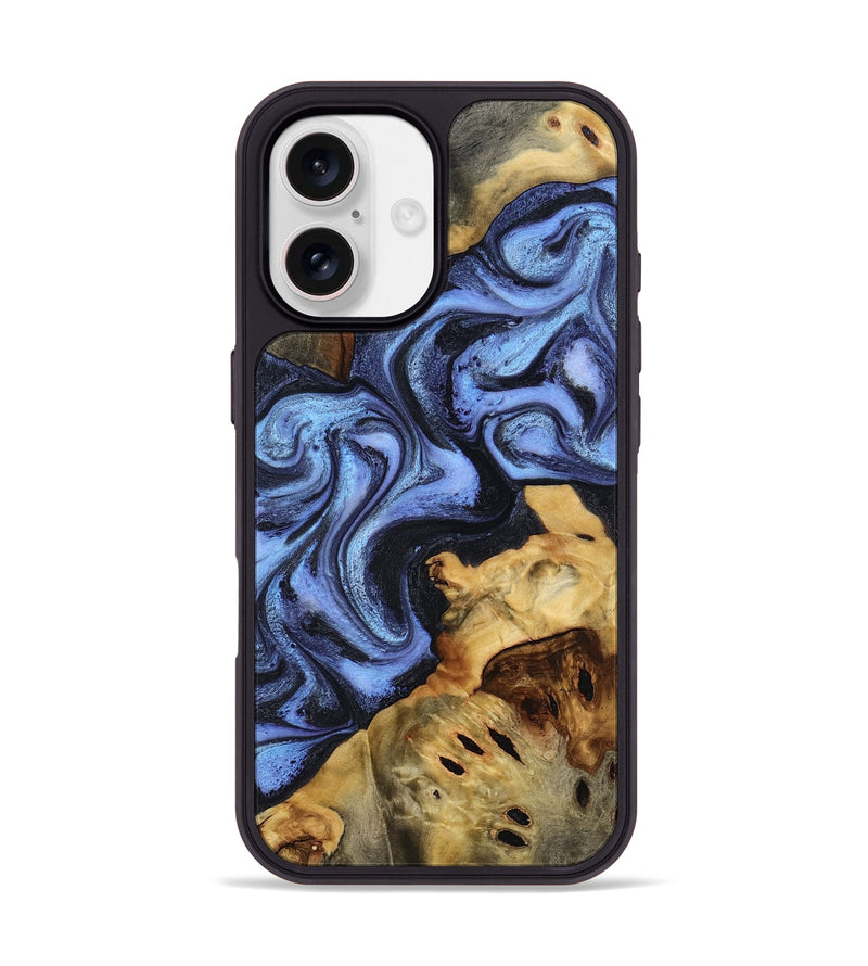 iPhone 17 Wood Phone Case - Jakob (Blue, 794766)