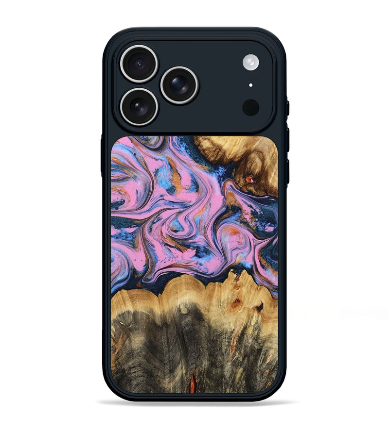 iPhone 17 Pro Max Wood Phone Case - Sofia (Blue, 794777)