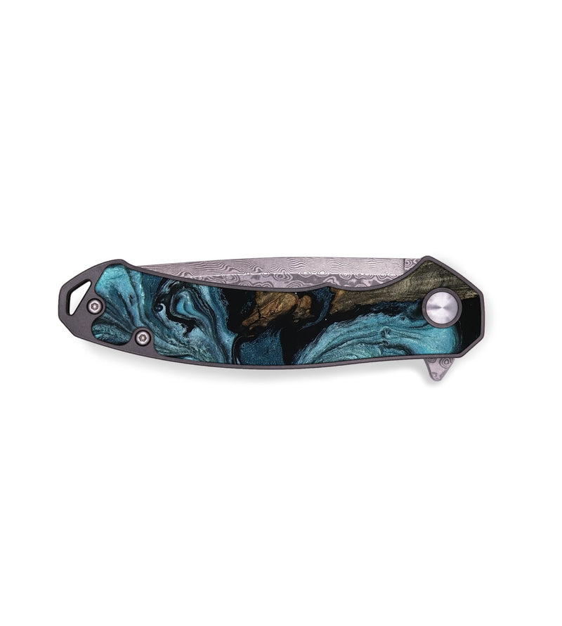 EDC Wood Pocket Knife - Sammie (Blue, 794781)