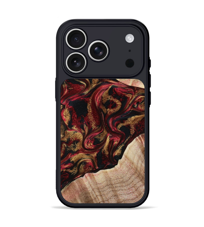 iPhone 17 Pro Wood Phone Case - Sarah (Red, 794783)