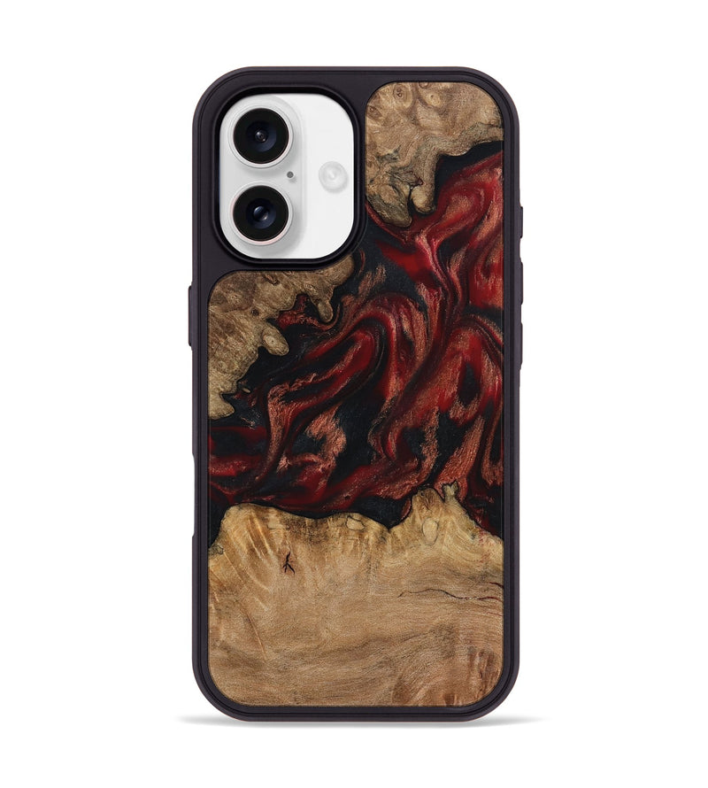 iPhone 17 Wood Phone Case - Alyssa (Red, 794801)