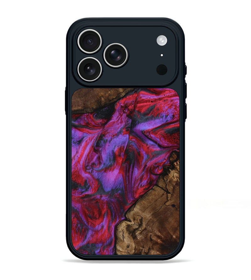 iPhone 17 Pro Max Wood Phone Case - Waylon (Purple, 794802)