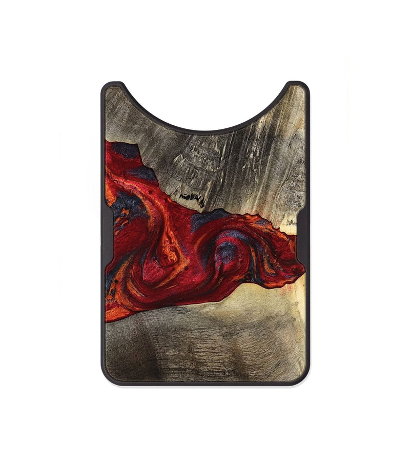 Alloy Wood Wallet - Sina (Red, 794805)