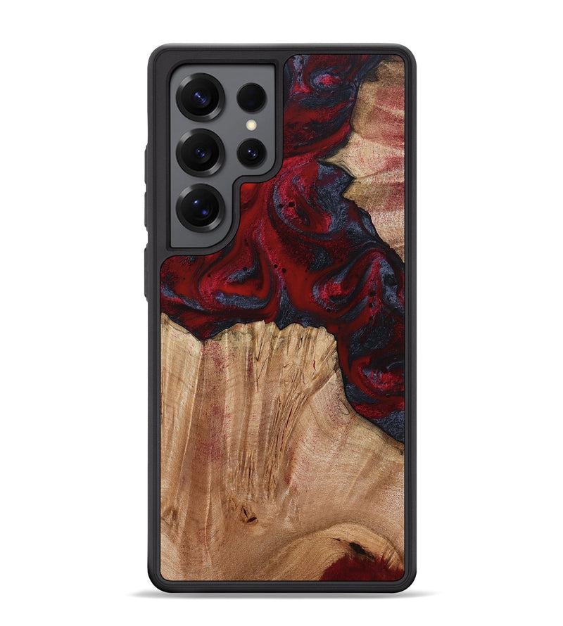 Galaxy S25 Ultra Wood Phone Case - Debora (Red, 794813)