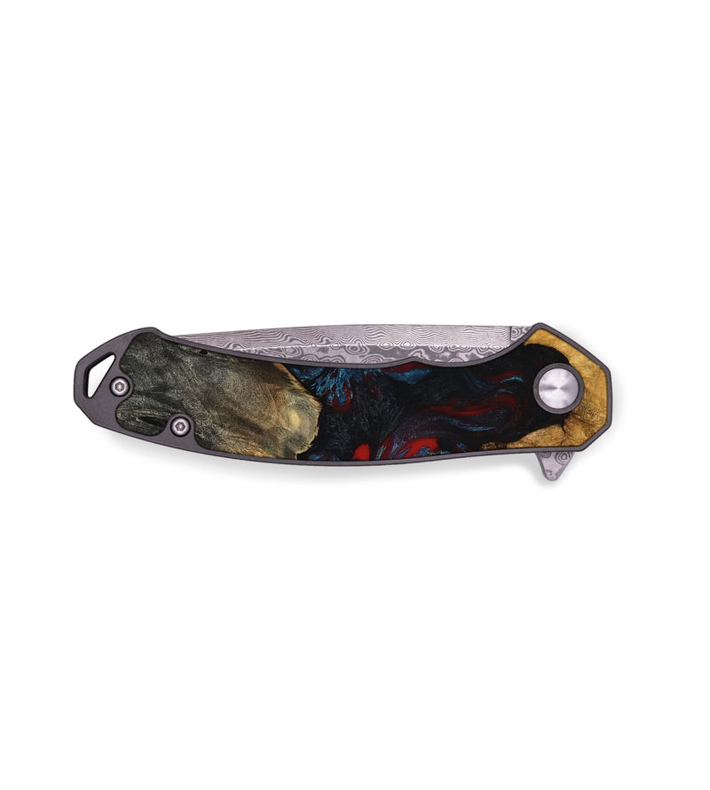 EDC Wood Pocket Knife - William (Red, 794817)